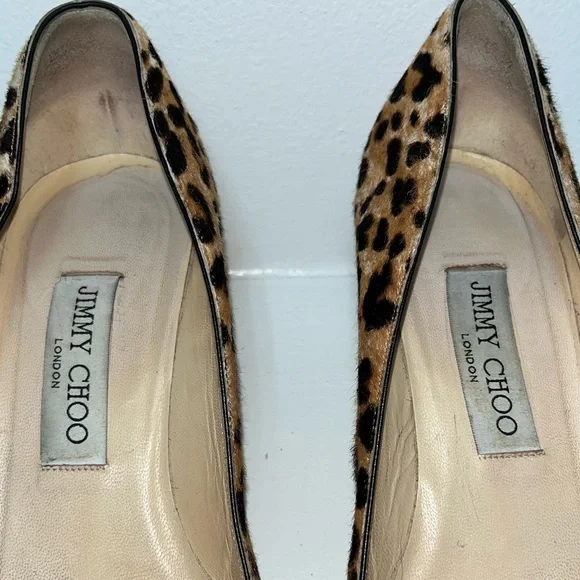 Jimmy Choo Leopard Kitten Heels - Picture 14 of 15